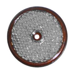 Reflectors white screw round mean 54 mm